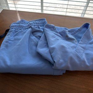 Men's Ceil Blue Figs Scrubs